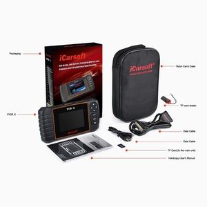 iCarsoft POR-II Porsche OBD-II Scanner Tool Multi-systems ABS SRS